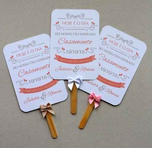 leques casamento