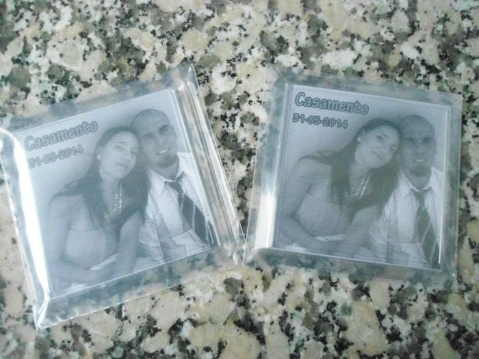 Lembranças para os padrinhos