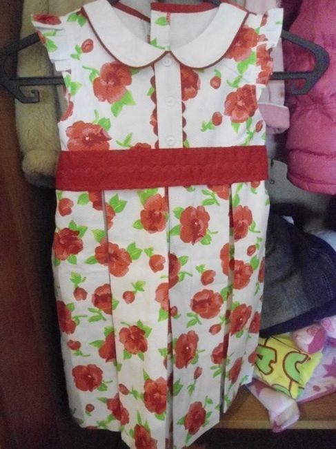 Vestido de uma das meninas