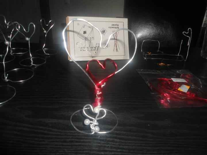 Marcador de mesa dos noivos