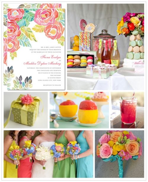Tema de casamento seguido de uma cor - 11