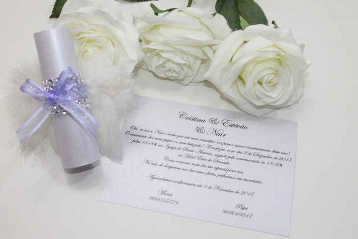 Convites casamento e batizado