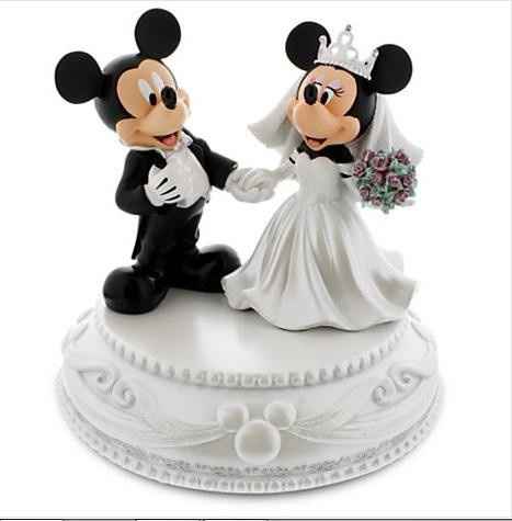 Topos de bolo minnie e mickey - 1