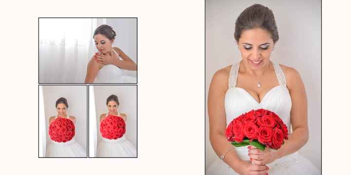 Foto com bouquet