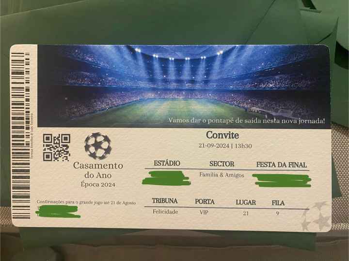 275 dias e os Convites - 1
