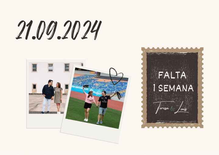 Falta uma semana 😍 - 1
