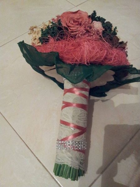 Apanhei o bouquet