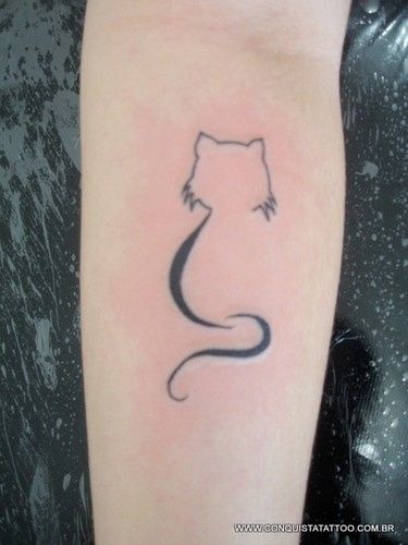tatuagem gato