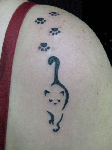 tatuagem gato