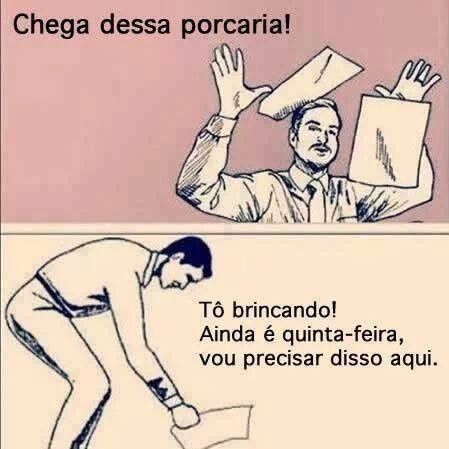 Quando o trabalho aperta