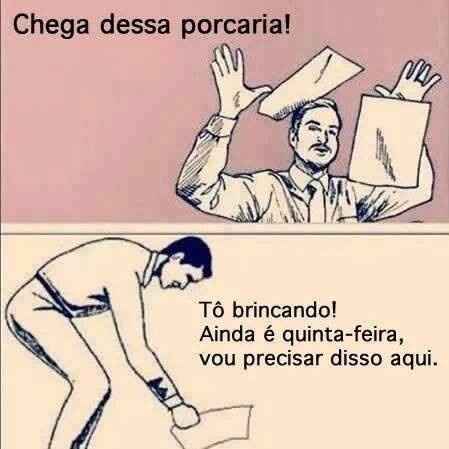 Quando o trabalho aperta