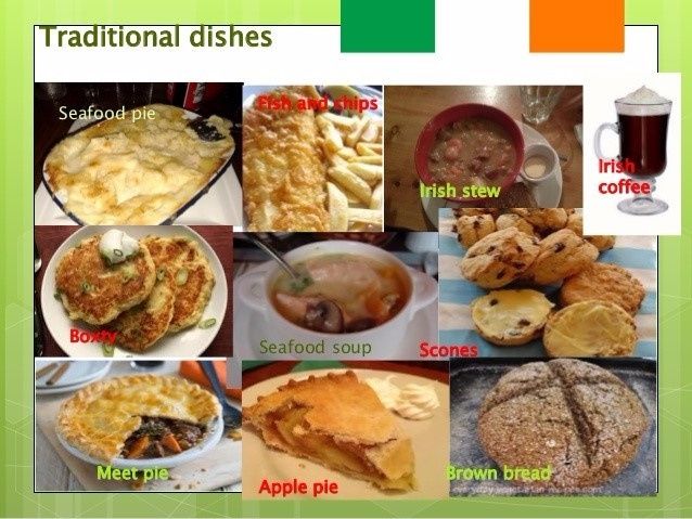 Comidinhas típicas - Irlanda
