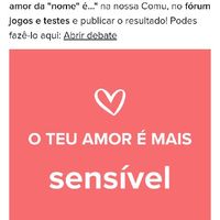 o amor da minha vida é o mais sensível - 1