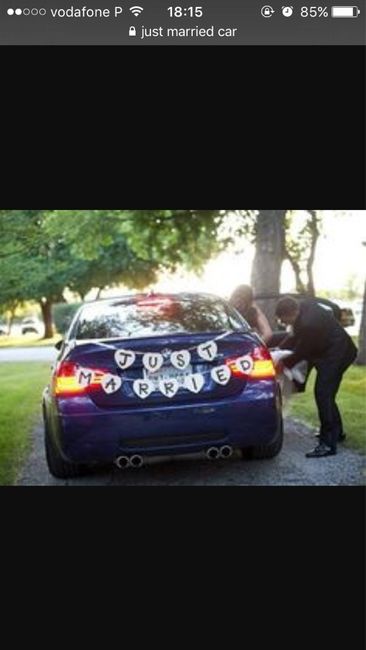 Carro noivos!!! decoracao - ideias ;) - 1