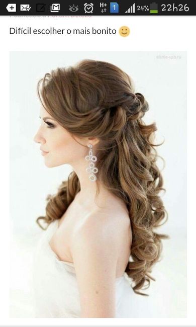 Alguma noiva ja tem o penteado para o grande dia em mente ? - 2