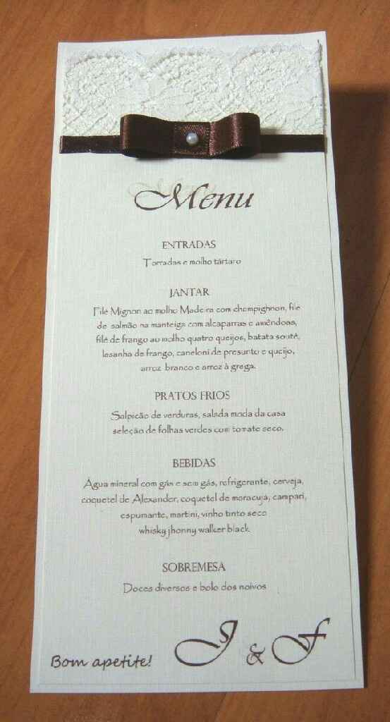 Falta pouco mais de uma semana... e faltam os Menus!!! - 1