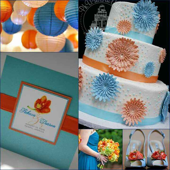 Mês de Novembro - Azul e Laranja - 3