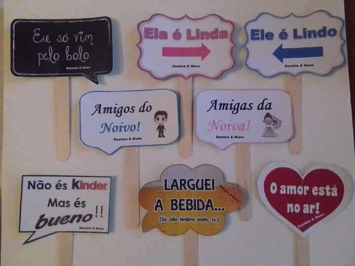 Está pronto as minhas Placas de Photobooth 📷 - 2