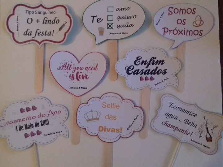 Está pronto as minhas Placas de Photobooth 📷 - 3