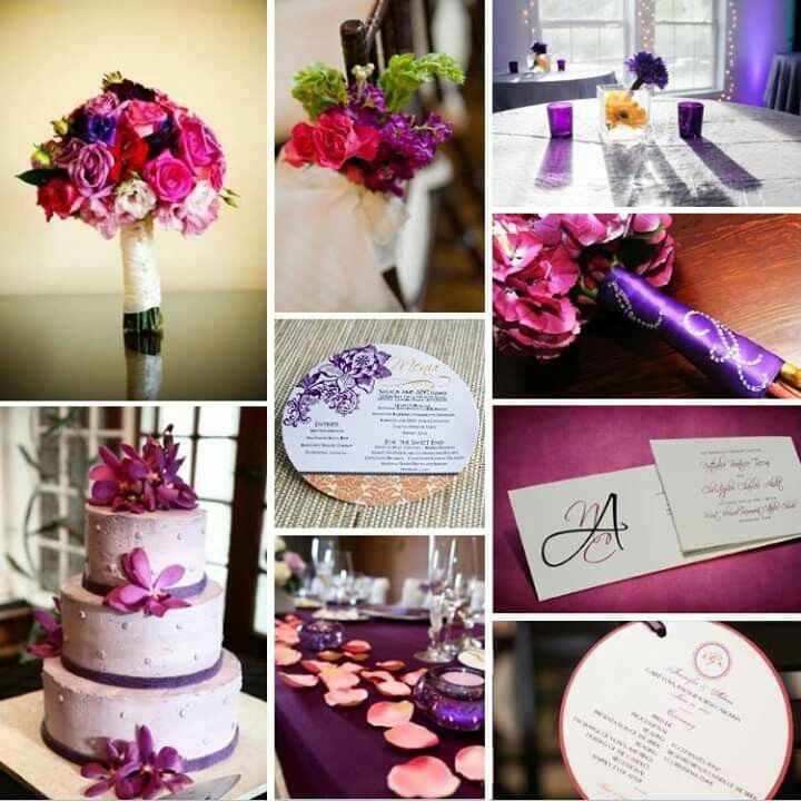 Mês de Fevereiro  - Roxo e Fuschia 💜 - 6