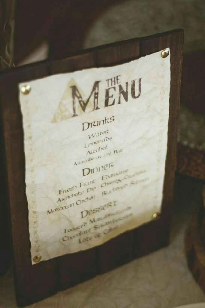 Tema de casamento - época medieval - 3