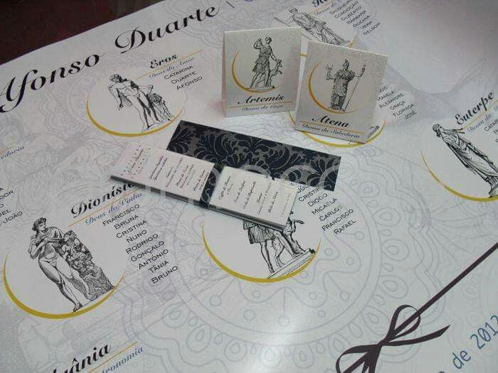 Mês de Janeiro - Branco + Tema Mitologia grega 3