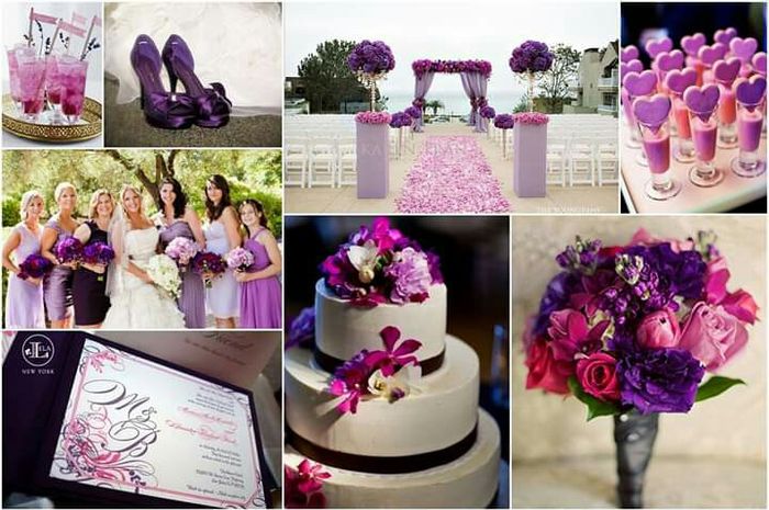 Mês de Fevereiro  - Roxo e Fuschia 💜 - 1