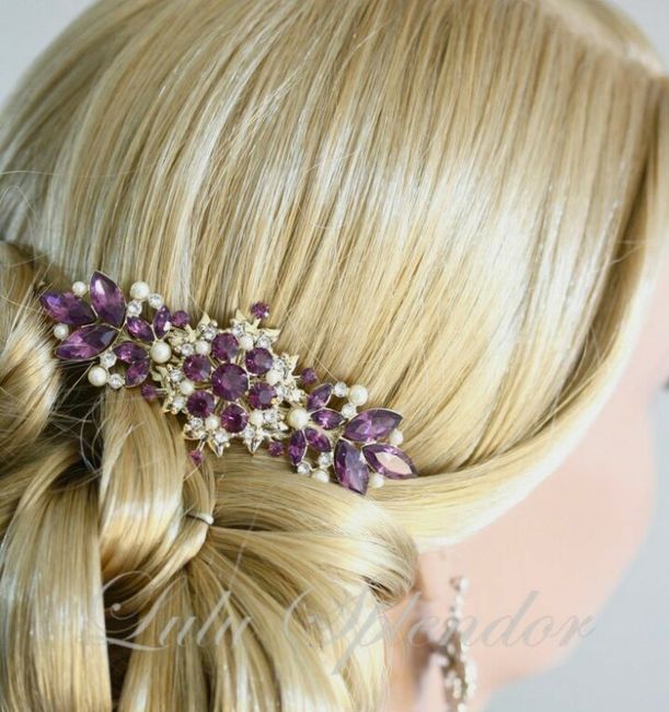 Mês de Fevereiro  - Roxo e os penteados para noiva 💜👰 - 7