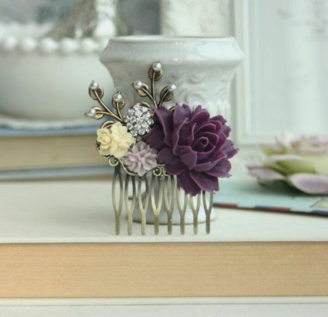 Mês de Fevereiro  - Roxo e os penteados para noiva 💜👰 - 8