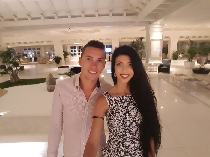 Na hall do Hotel