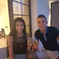 A chegada ao Hotel com direito a Champagne