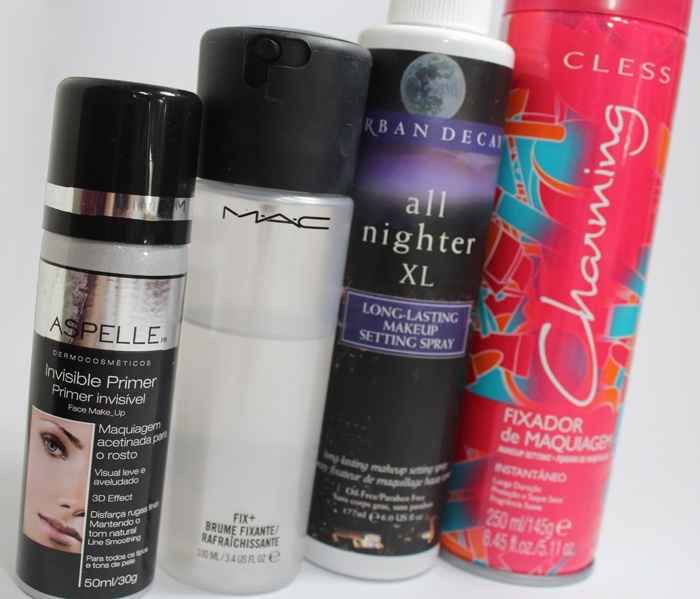 Alguns produtos essenciais pra manter a maquiagem o dia inteiro 