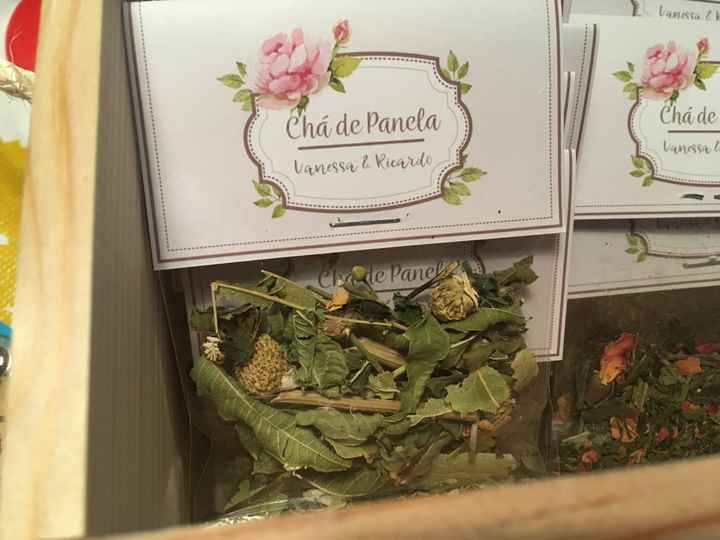 Chá de Panela - lembranças check ✔️ - 2