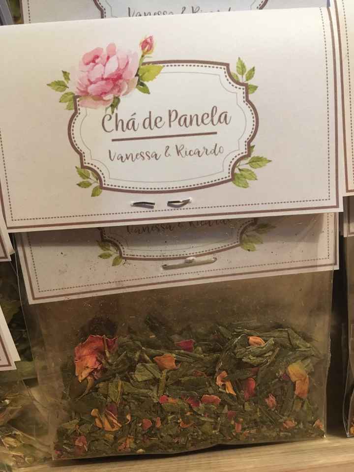 Chá de Panela - lembranças check ✔️ - 3