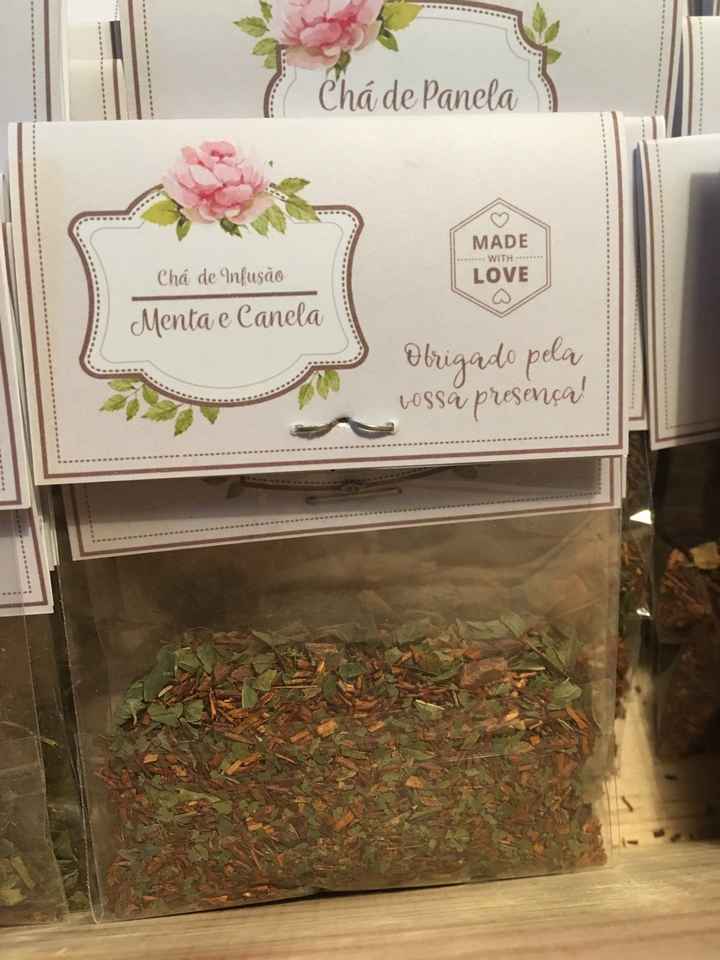 Chá de Panela - lembranças check ✔️ - 8
