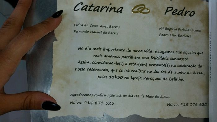 Convites - 2