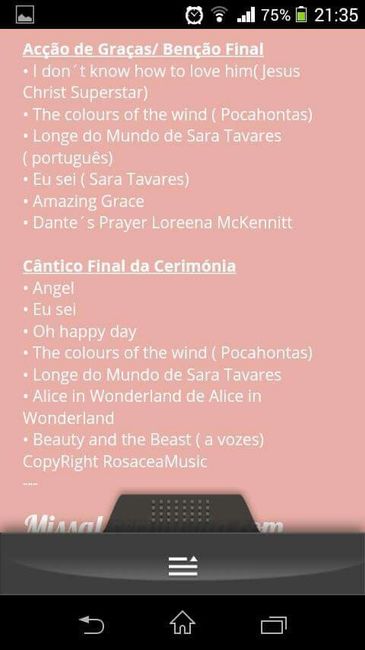 Musica para o batizado - 6
