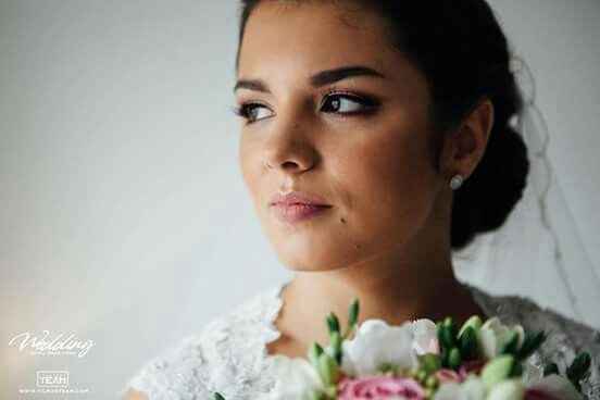 Penteado coroa de flores e ramo . :) - 1