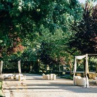 O exterior da colunata