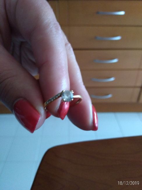 o meu anel de noivado ! 1