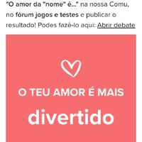 O teu amor é mais.... DESAFIO! - 1