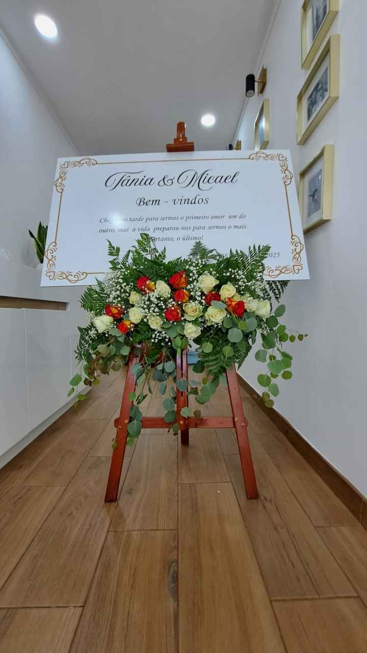 a poucas horas do casamento e a arte floral pronta💪 - 2