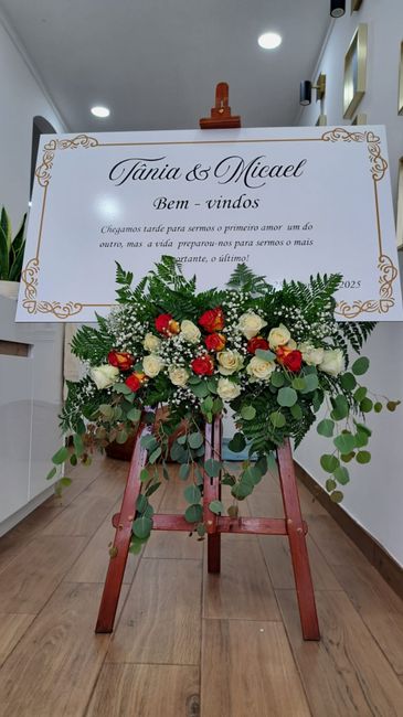 a poucas horas do casamento e a arte floral pronta💪 - 1