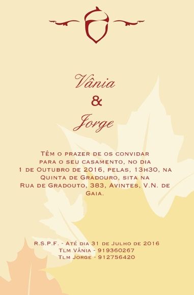 o meu convite 