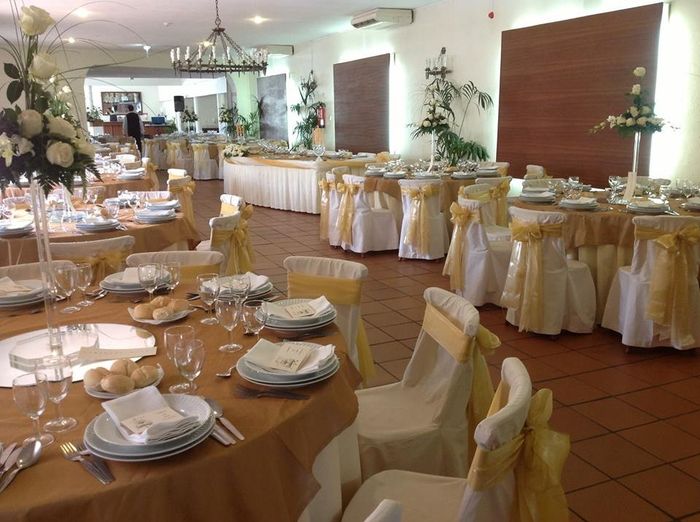 Decoração em dourado