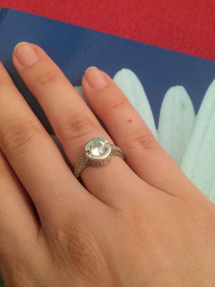 O meu anel de noivado :) - 1