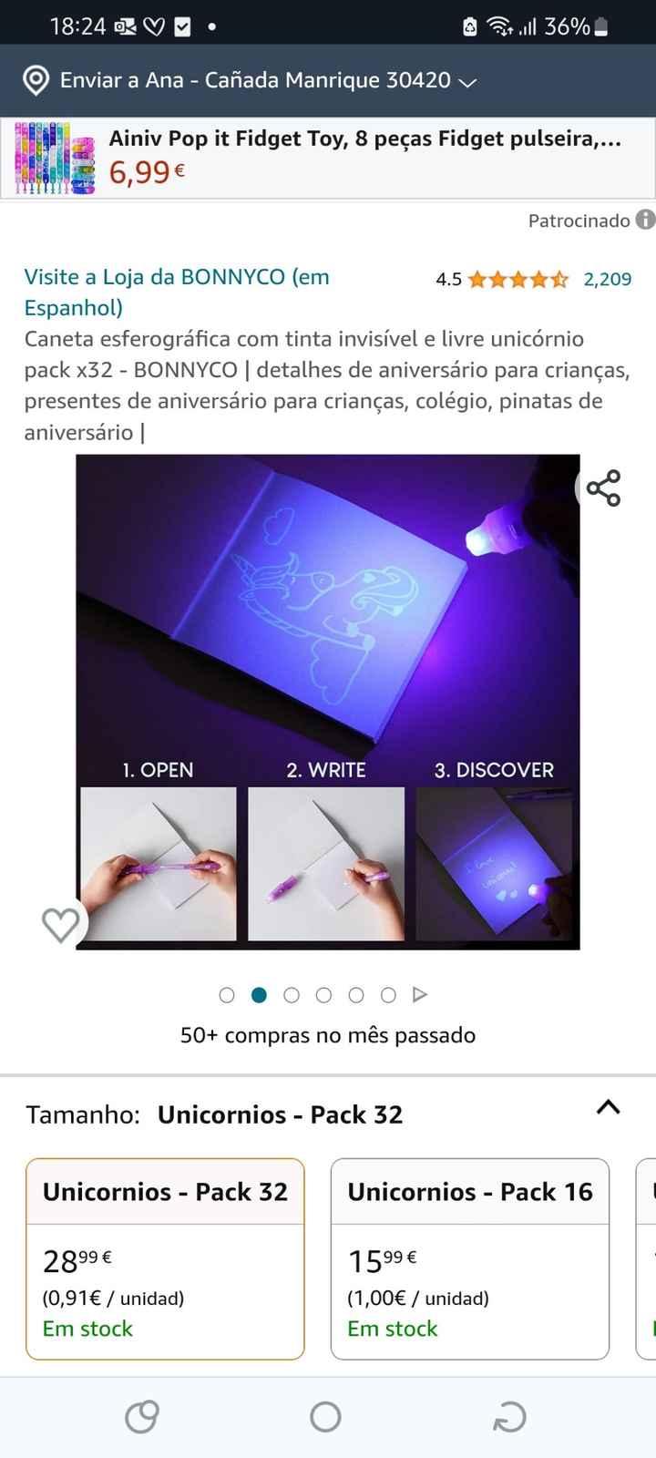 Lembranças para os convidados - 1