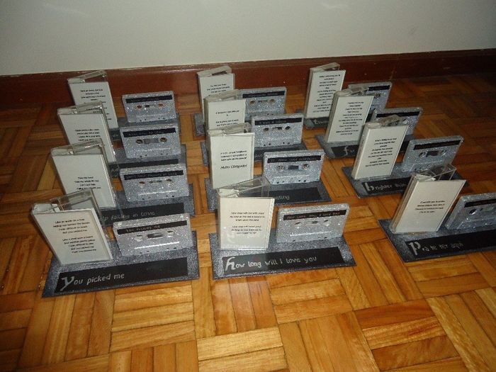 Marcadores de mesa