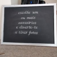 Placa para acessórios de phtobooth