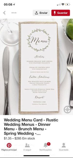 Ementa - individual ou por mesa? 6